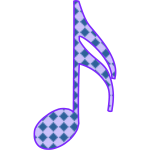 16th note purple pattern